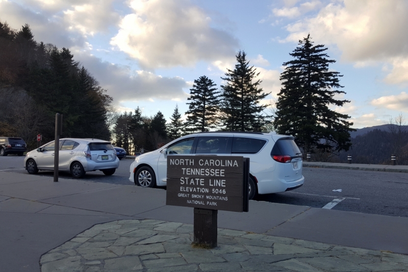 Осень в золоте и багрянце не стеснялась восхищать. Blue Ridge Parkway. 18-22 октября 2016 года.