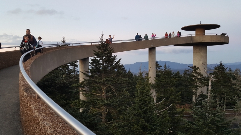 Осень в золоте и багрянце не стеснялась восхищать. Blue Ridge Parkway. 18-22 октября 2016 года.