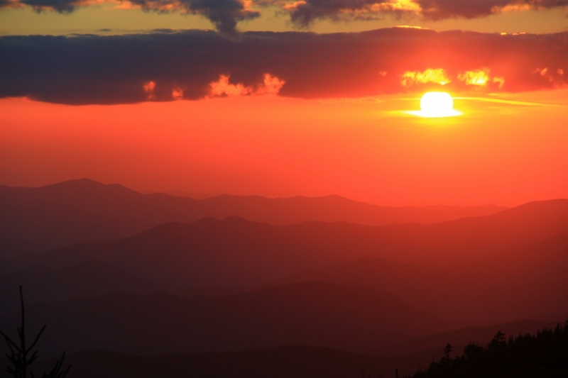 Осень в золоте и багрянце не стеснялась восхищать. Blue Ridge Parkway. 18-22 октября 2016 года.