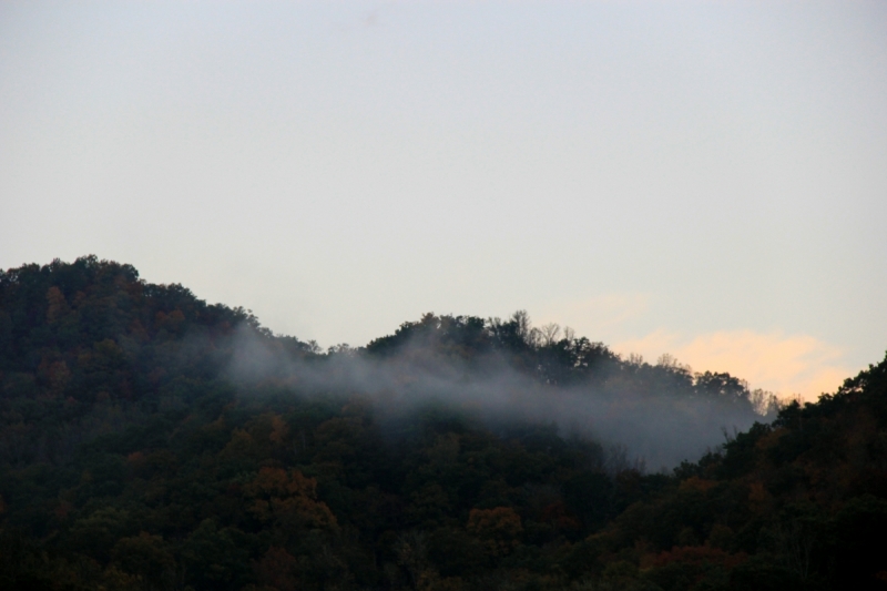 Осень в золоте и багрянце не стеснялась восхищать. Blue Ridge Parkway. 18-22 октября 2016 года.