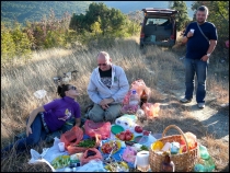 Грузия. Пикник в горах.