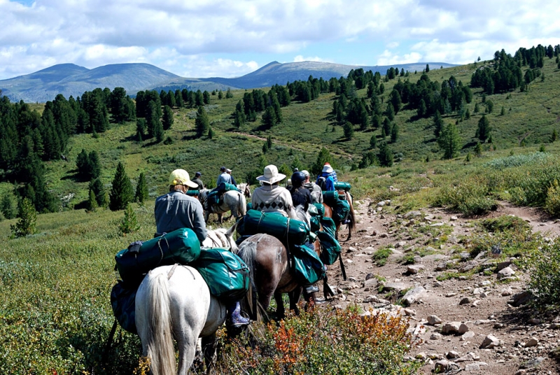Конный поход по Горному Алтаю 2017 г