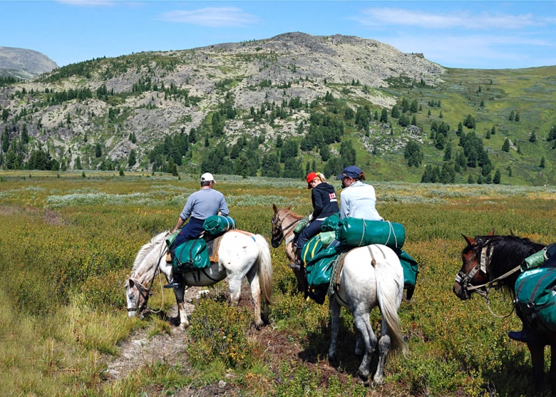 Конный поход по Горному Алтаю 2017 г