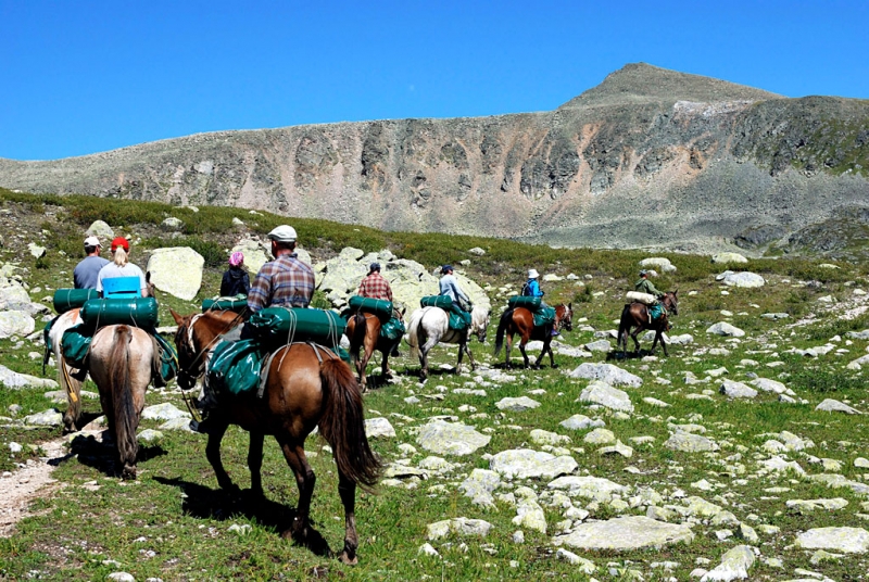 Конный поход по Горному Алтаю 2017 г