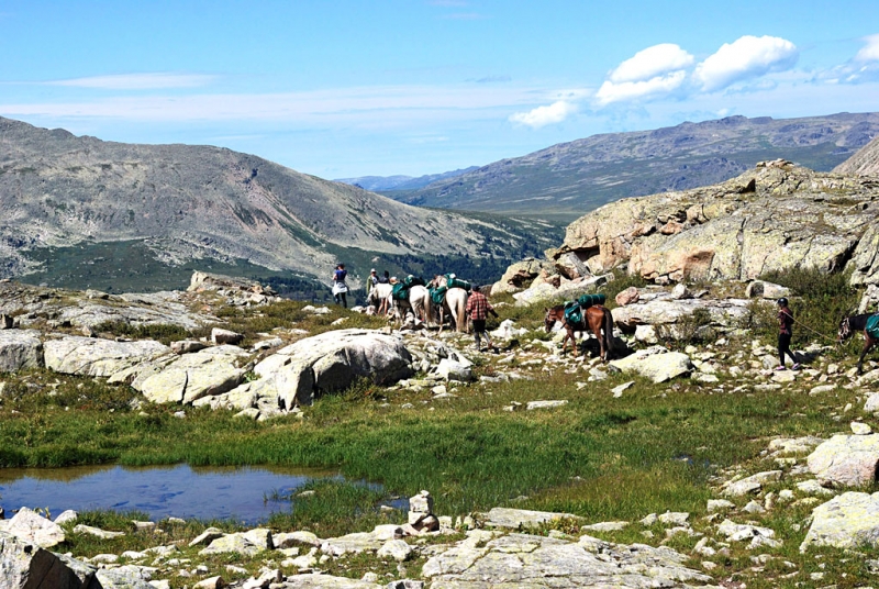 Конный поход по Горному Алтаю 2017 г
