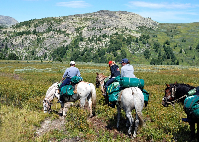 Конный поход по Горному Алтаю 2017 г
