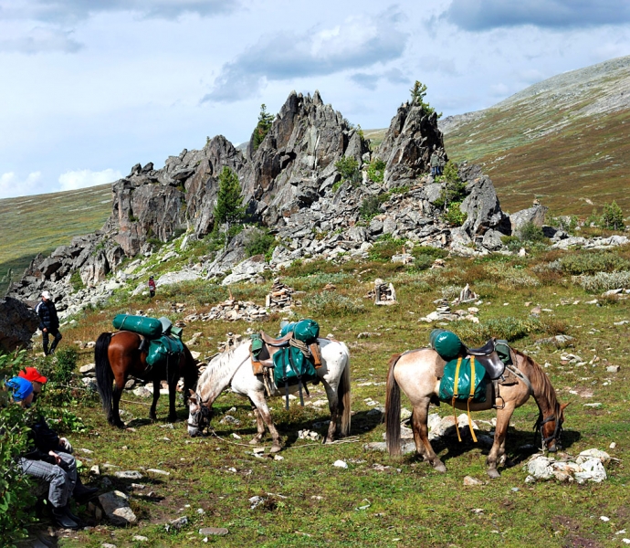 Конный поход по Горному Алтаю 2017 г