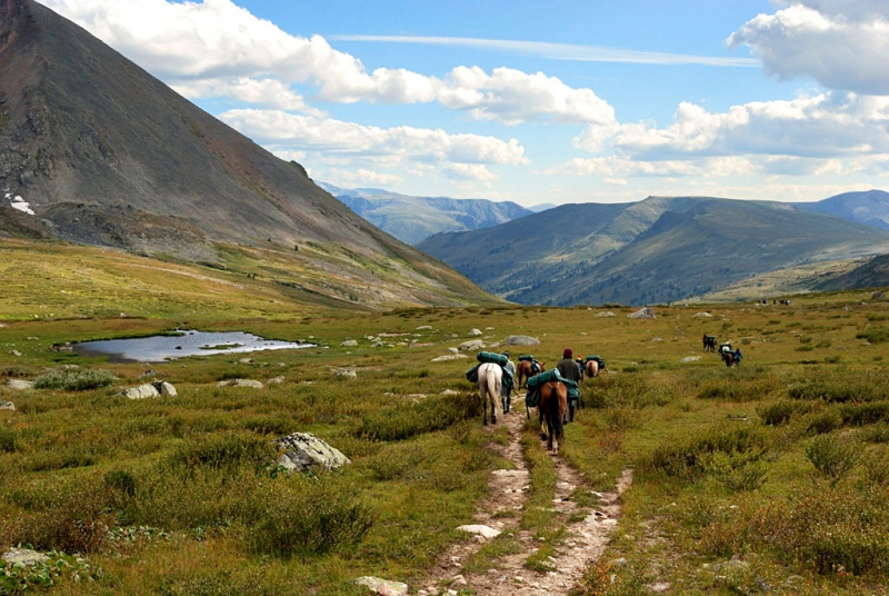 Конный поход по Горному Алтаю 2017 г