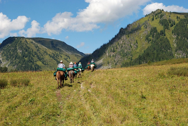 Конный поход по Горному Алтаю 2017 г