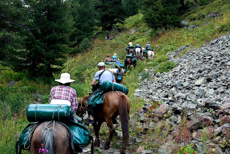 Конный поход по Горному Алтаю 2017 г