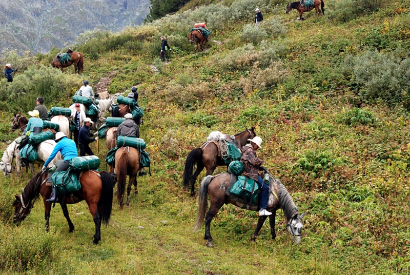 Конный поход по Горному Алтаю 2017 г