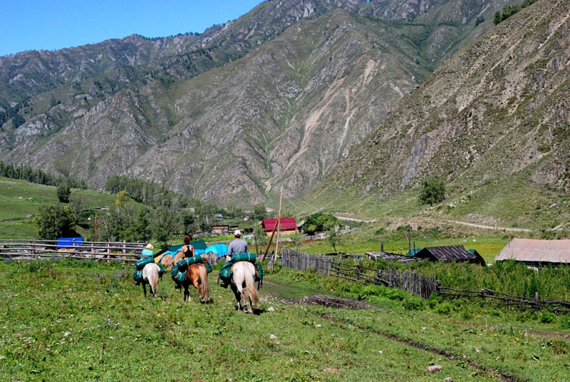 Конный поход по Горному Алтаю 2017 г