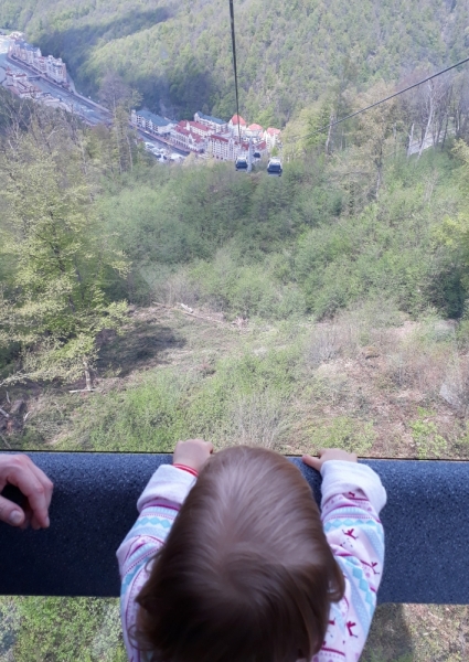 Роза Хутор, Сочи и Адлер с ребёнком 1,8 года