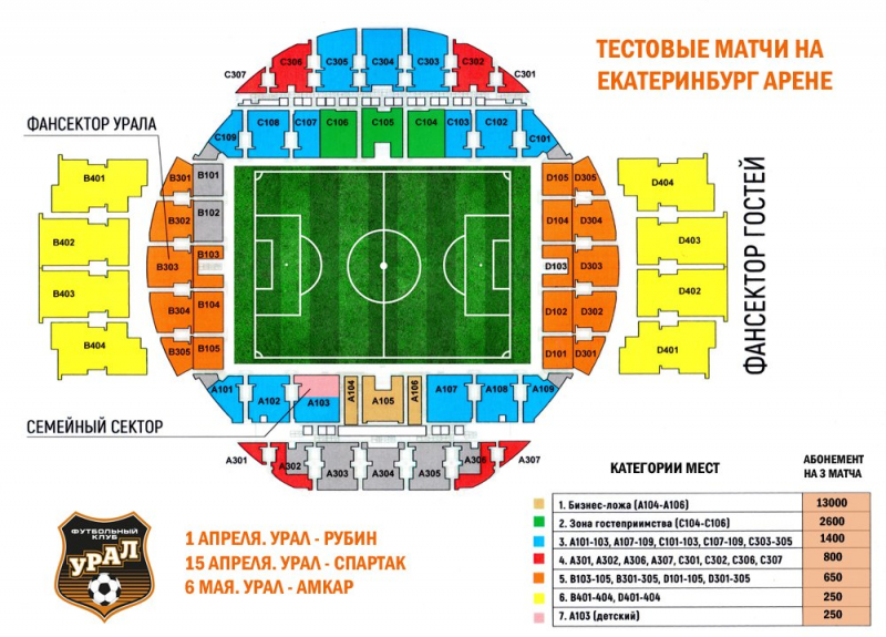 Екатеринбург: матчи Чемпионата Мира FIFA по футболу 2018 от А до Я
