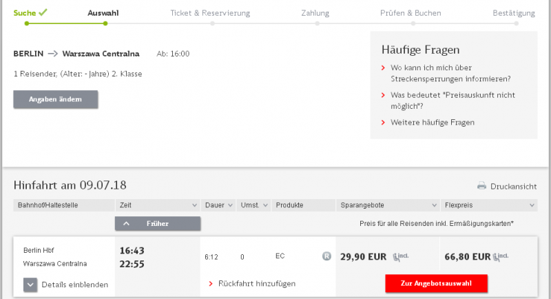 Железные дороги Германии (Deutsche Bahn) - покупка ж/д билетов онлайн, картой МИР