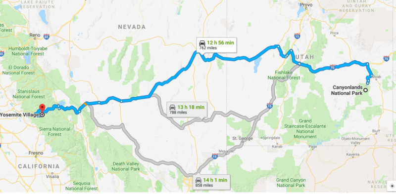 2 недели по Западу в сентябре