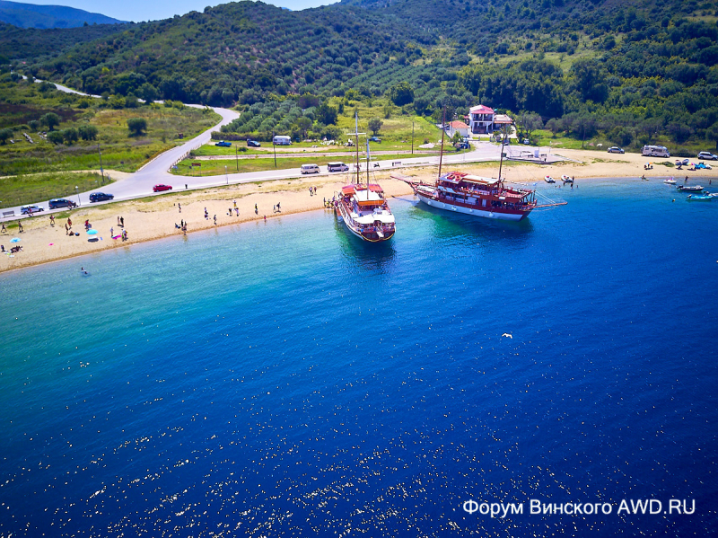 Пляж Торони июль 2018