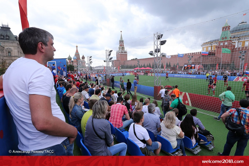 Матчи болельщиков форума Винского на Красной площади