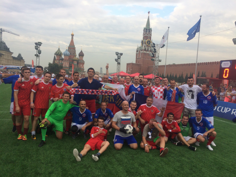 Матчи болельщиков форума Винского на Красной площади