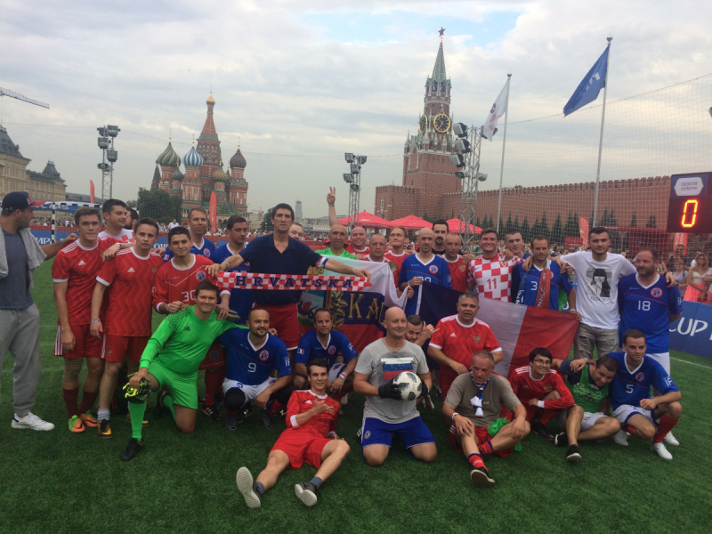 Матчи болельщиков форума Винского на Красной площади