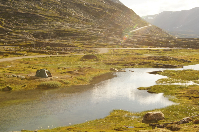 4 дня на авто с палаткой. Geiranger, Mohn Topp/Bladet, Nigardsbreen, FV55.