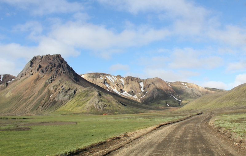 Озера Langisjor и водопад Ófærufoss