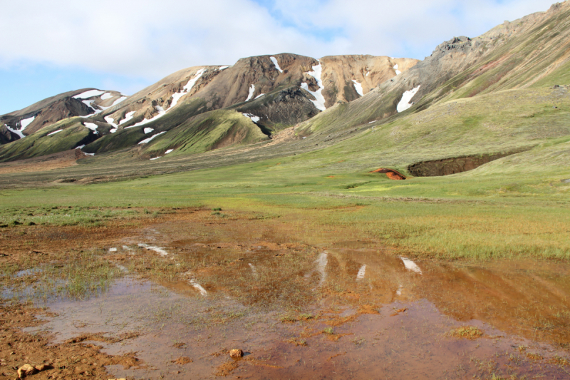 Озера Langisjor и водопад Ófærufoss