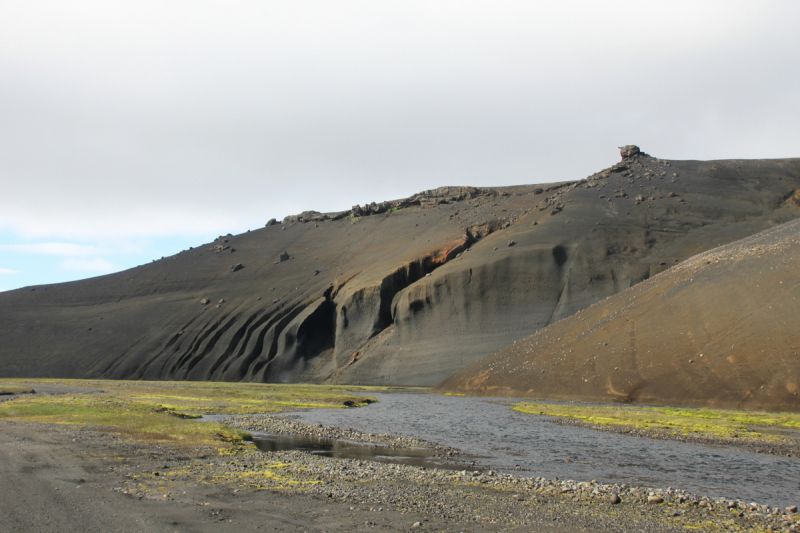 Озера Langisjor и водопад Ófærufoss