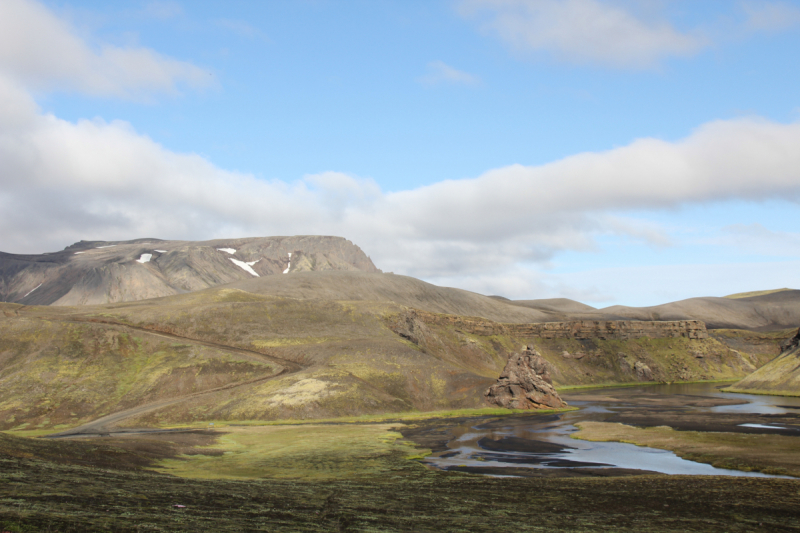 Озера Langisjor и водопад Ófærufoss