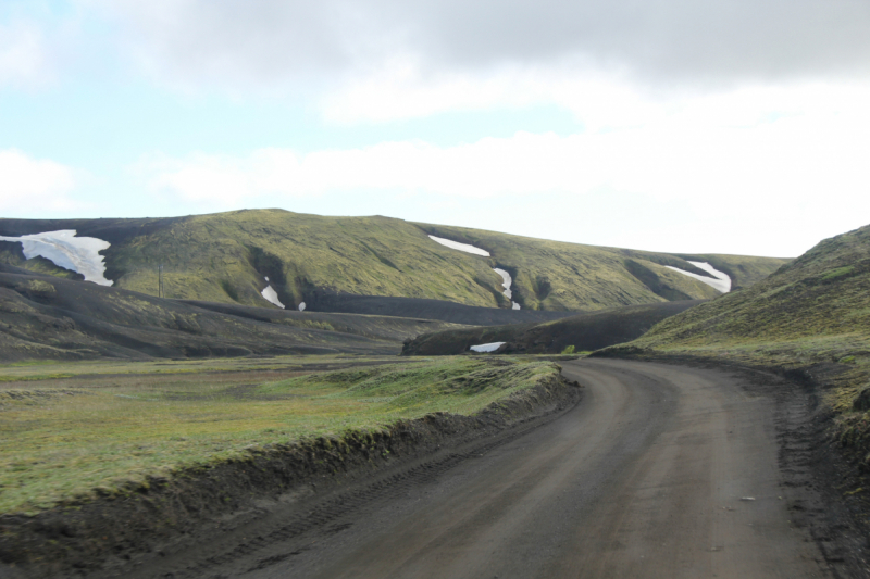 Озера Langisjor и водопад Ófærufoss