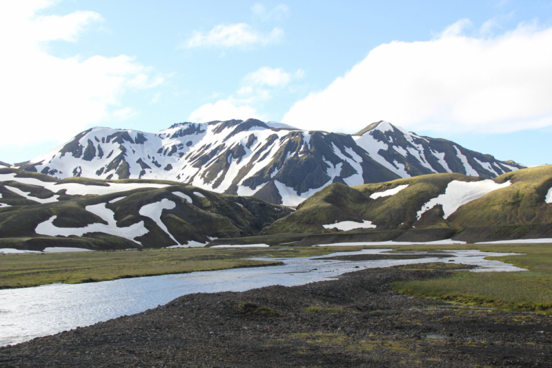 Озера Langisjor и водопад Ófærufoss