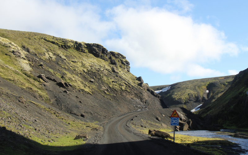 Озера Langisjor и водопад Ófærufoss