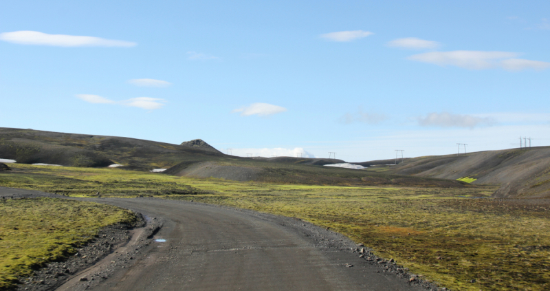 Озера Langisjor и водопад Ófærufoss