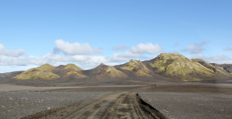 Озера Langisjor и водопад Ófærufoss