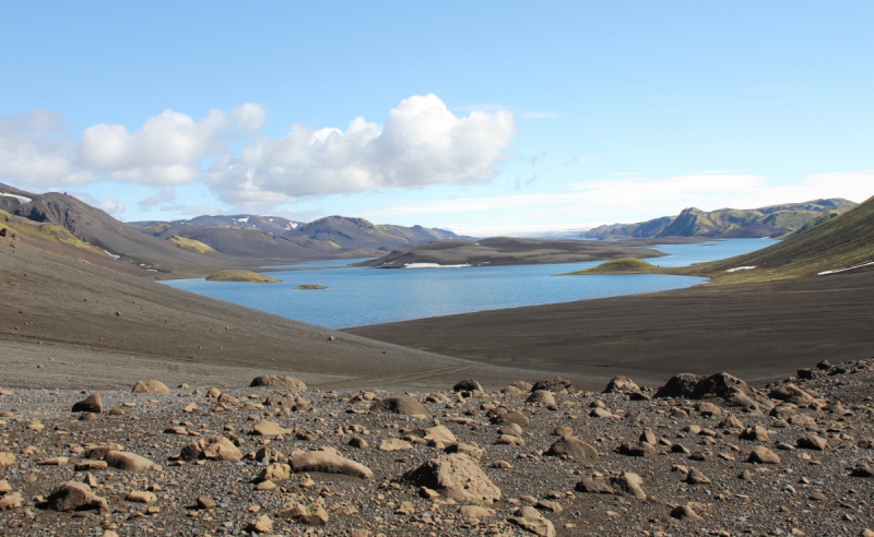 Озера Langisjor и водопад Ófærufoss