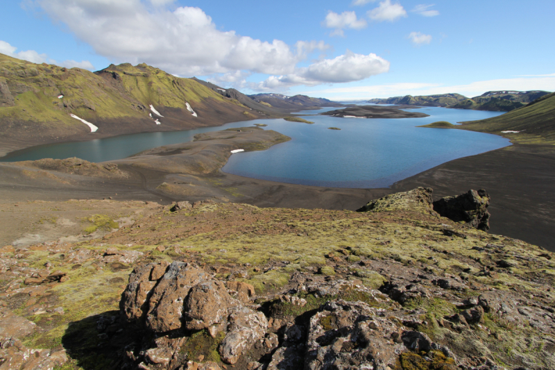 Озера Langisjor и водопад Ófærufoss