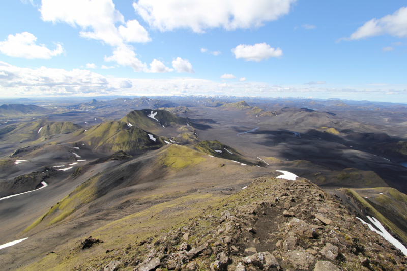 Озера Langisjor и водопад Ófærufoss