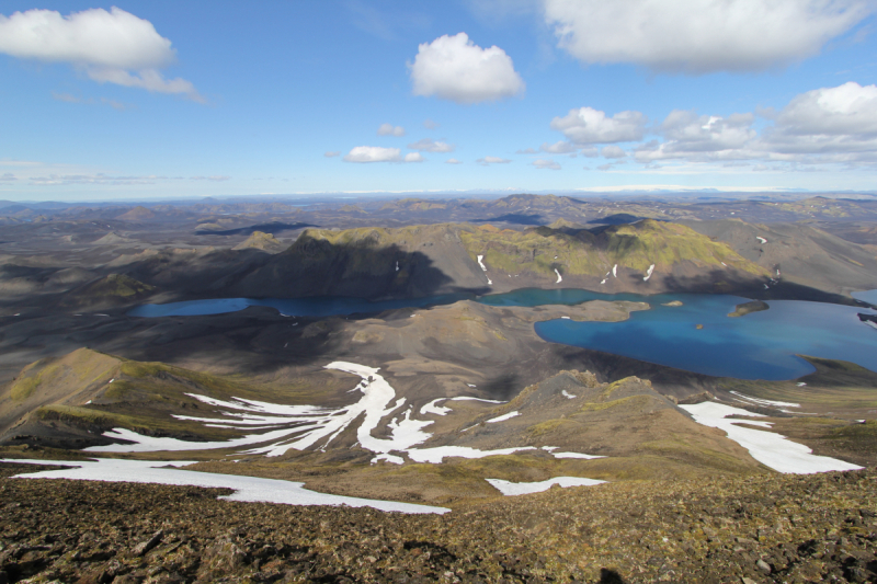 Озера Langisjor и водопад Ófærufoss