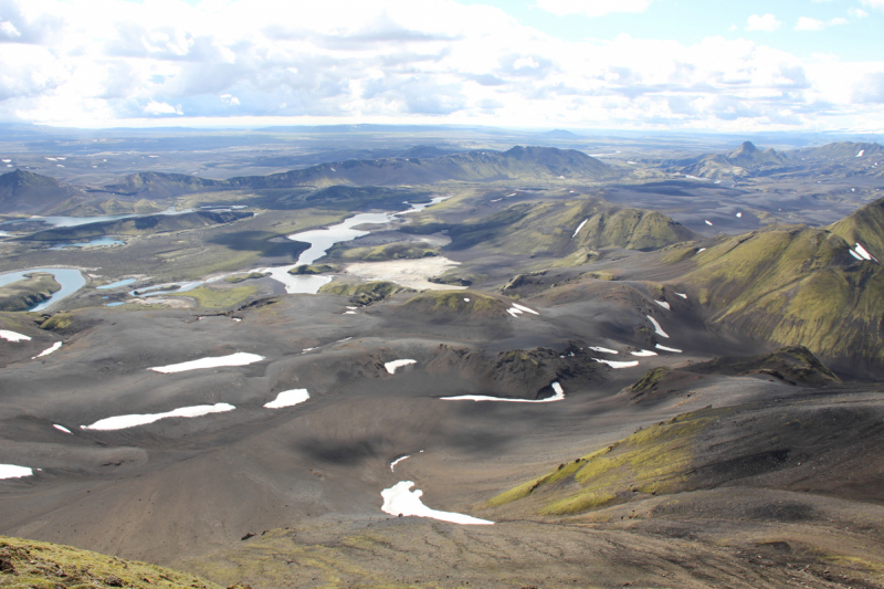 Озера Langisjor и водопад Ófærufoss