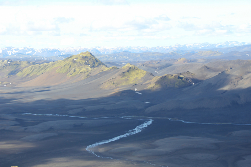 Озера Langisjor и водопад Ófærufoss