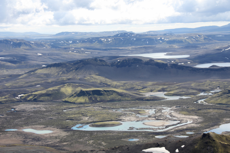 Озера Langisjor и водопад Ófærufoss