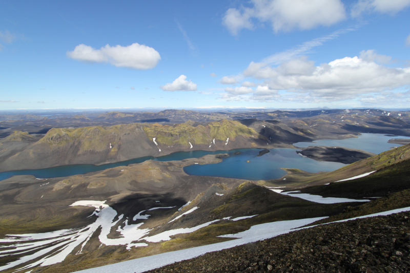 Озера Langisjor и водопад Ófærufoss