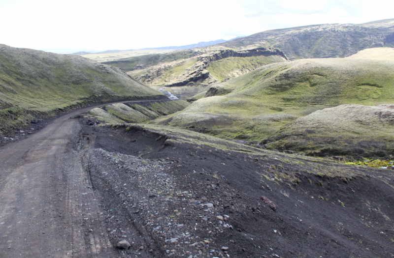 Озера Langisjor и водопад Ófærufoss