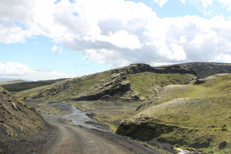 Озера Langisjor и водопад Ófærufoss