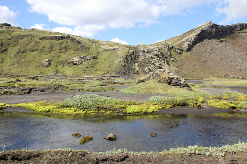 Озера Langisjor и водопад Ófærufoss