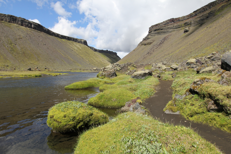 Озера Langisjor и водопад Ófærufoss