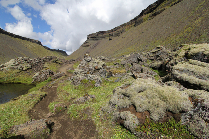 Озера Langisjor и водопад Ófærufoss