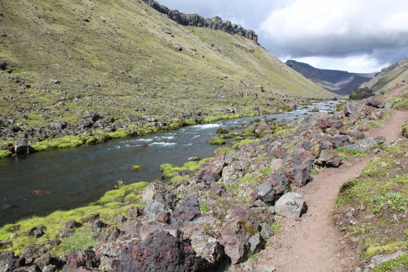 Озера Langisjor и водопад Ófærufoss