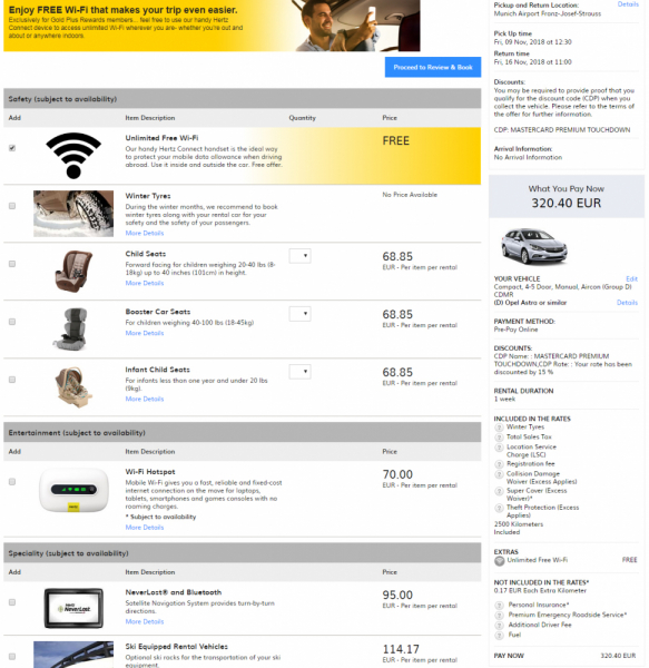 Hertz: скидки, купоны, коды