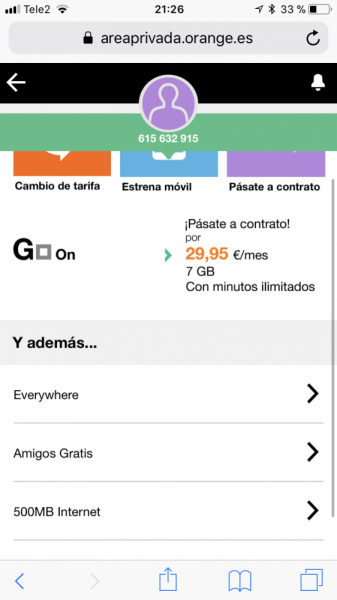Испанская симкарта Orange  - использование в Европе